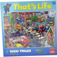 Goliath That’s Life puzzel verkeers ontstop